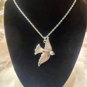 Brighton Fashionista Dove Inspirational Necklace NWT